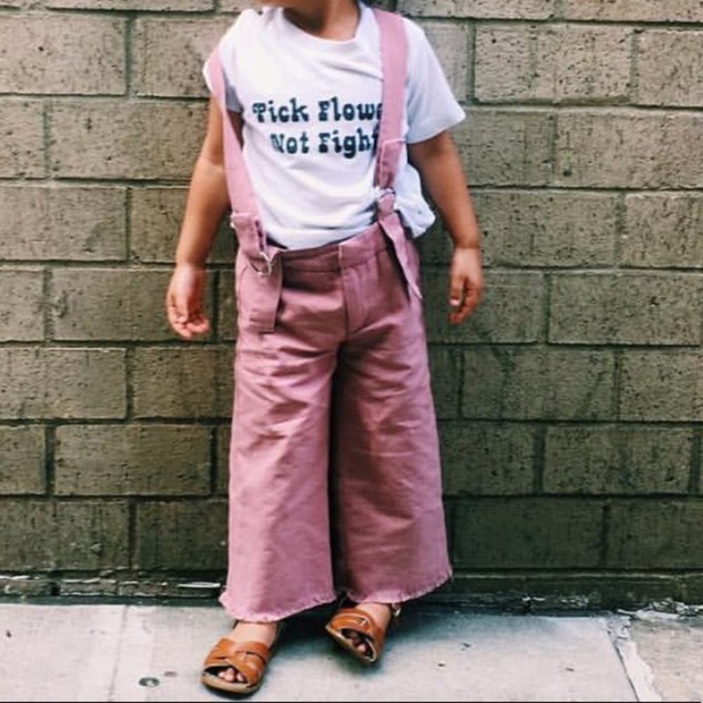 🆕 Zara Girls Suspender Pants